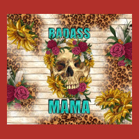 Badass Mama With Flowers Premium Hoodie | Teevron