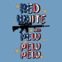 Red White And Pew Pew Pew Urban Heavy Tee | Teevron