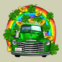 St Patricks Shamrock Gold Rainbow Truck Heavy Core Tee | Teevron