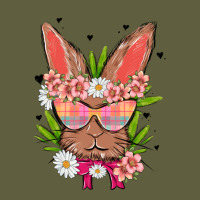 Bunny With Floral Vintage Tee | Teevron