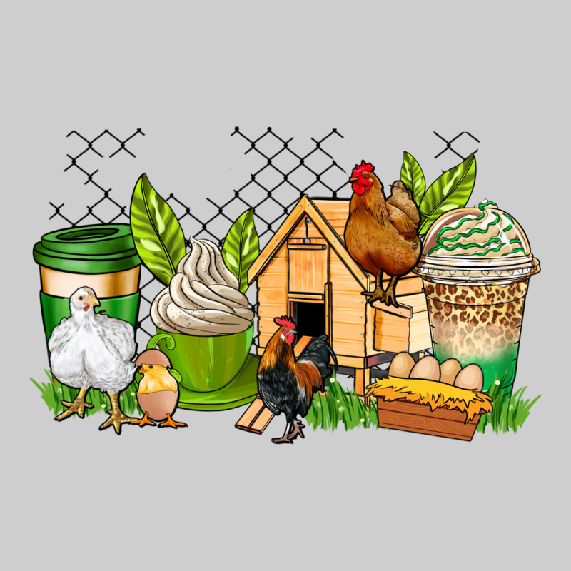 Chicken Coffee Cups Premium Tee by AdoDesignShop | Teevron
