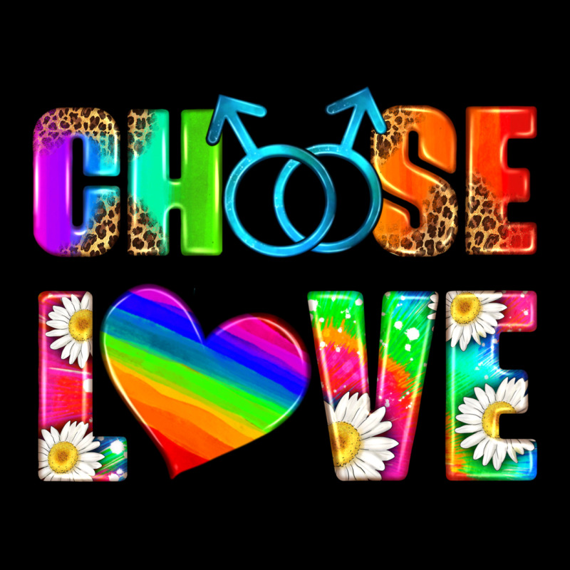 Choose Love (gay) Ladies Tee by HRA Design Shop | Teevron