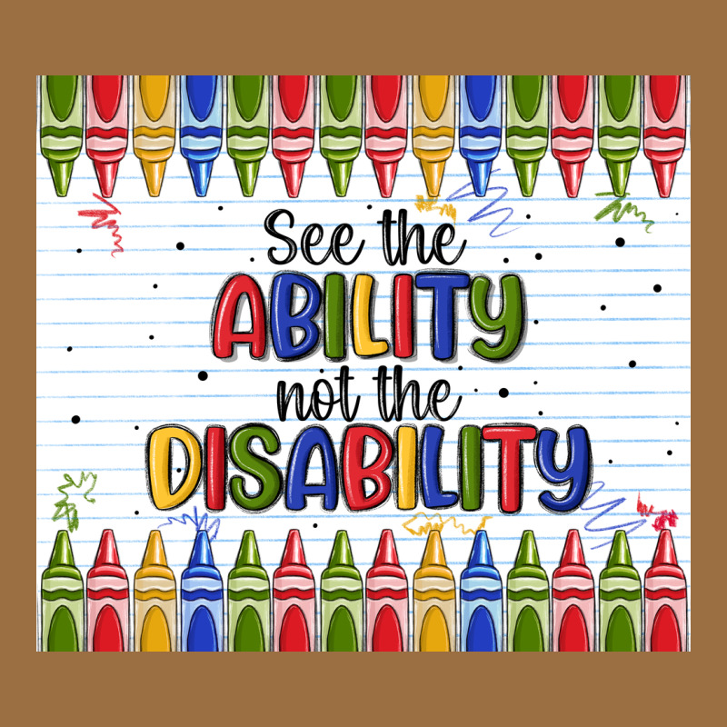 See The Ability Not The Disability Vintage Tee by MaliasSmallBusiness | Teevron