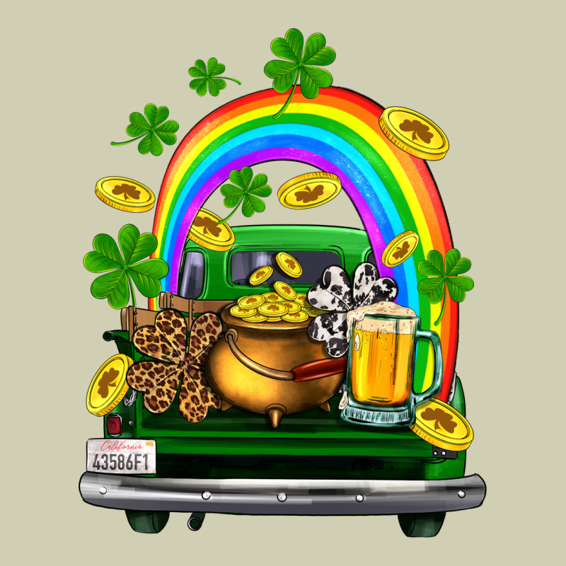 St Patricks Shamrock Gold Beer Truck Heavy Core Tee by FaDigitalArtStudio | Teevron