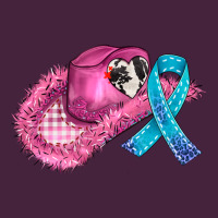 Cowboy Hat And Cancer Ribbon Premium Tee | Teevron