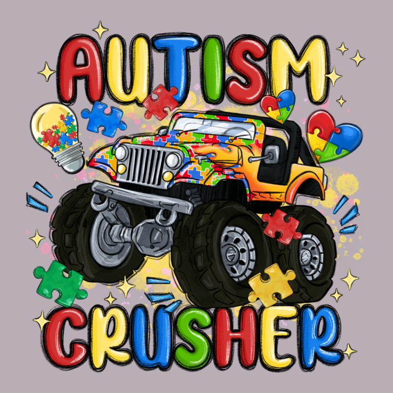 Autism Crusher Vintage Tee by MaliasSmallBusiness | Teevron
