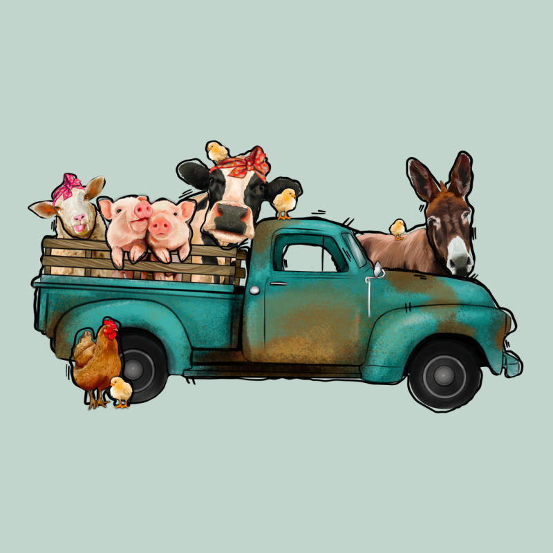 Farm Animals Truck Zipper Hoodie by Bettercallsaul | Teevron
