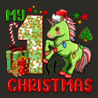 My First Christmas Unicorn Heavy Core Tee | Teevron