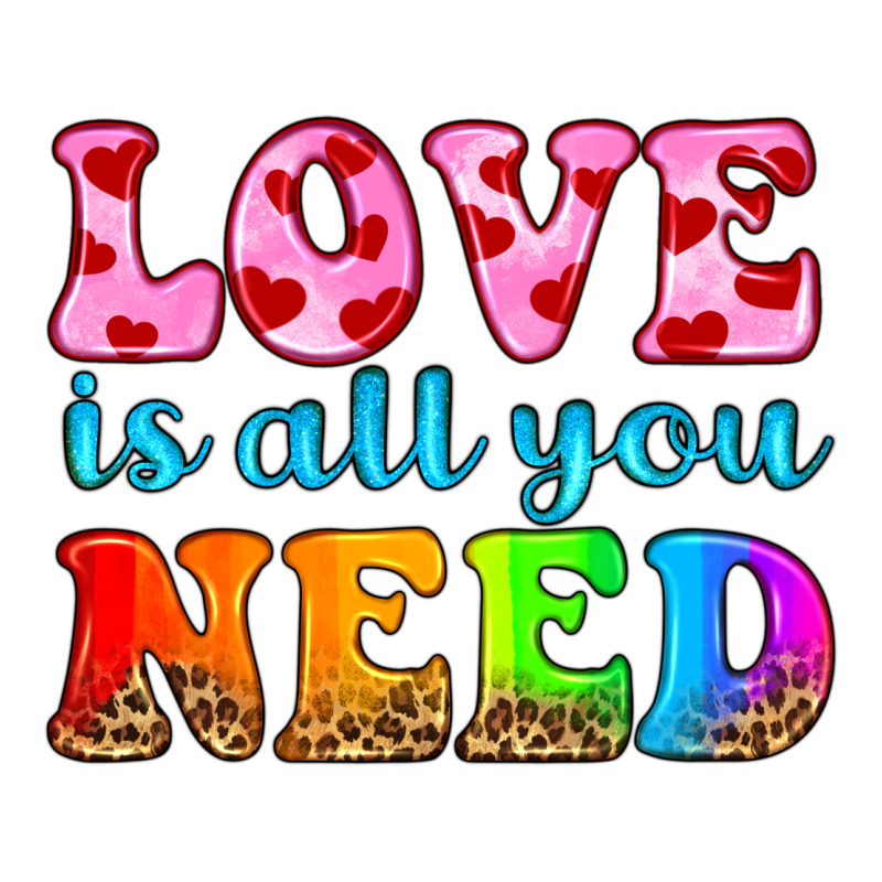 Love Is All You Need Ladies Tee by HRA Design Shop | Teevron