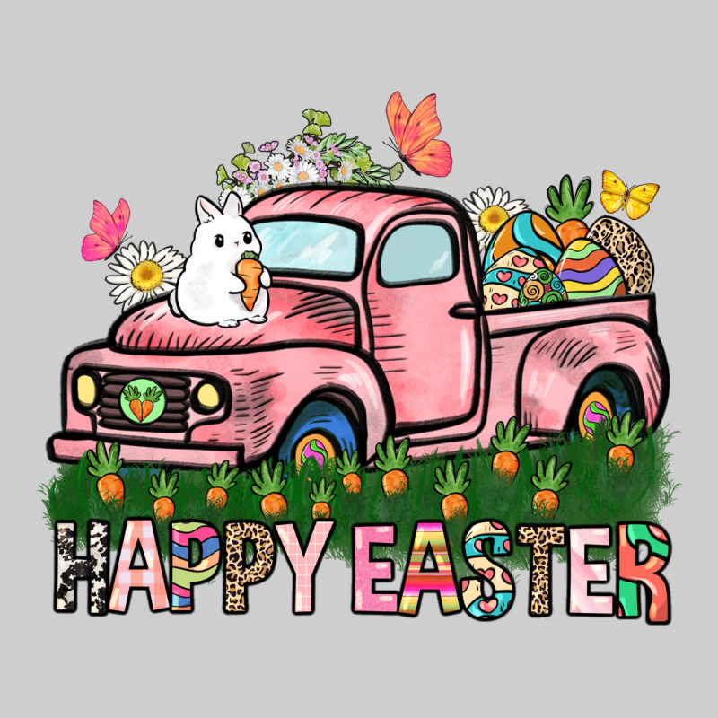 Happy Easter Day Truck Premium Sweatshirt by HowdyJamesFarm | Teevron