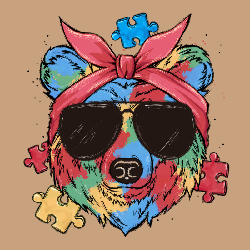 Autism Awareness Bear Vintage Tee by MaliasSmallBusiness | Teevron