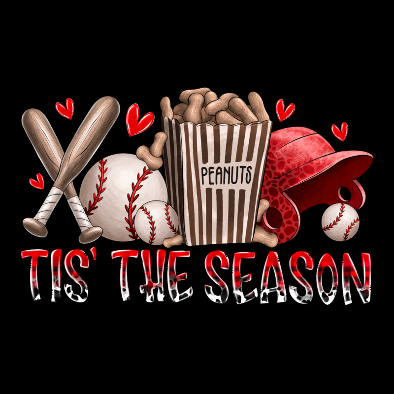 Tis The Season Baseball Ladies Tee by RacoonDesign | Teevron