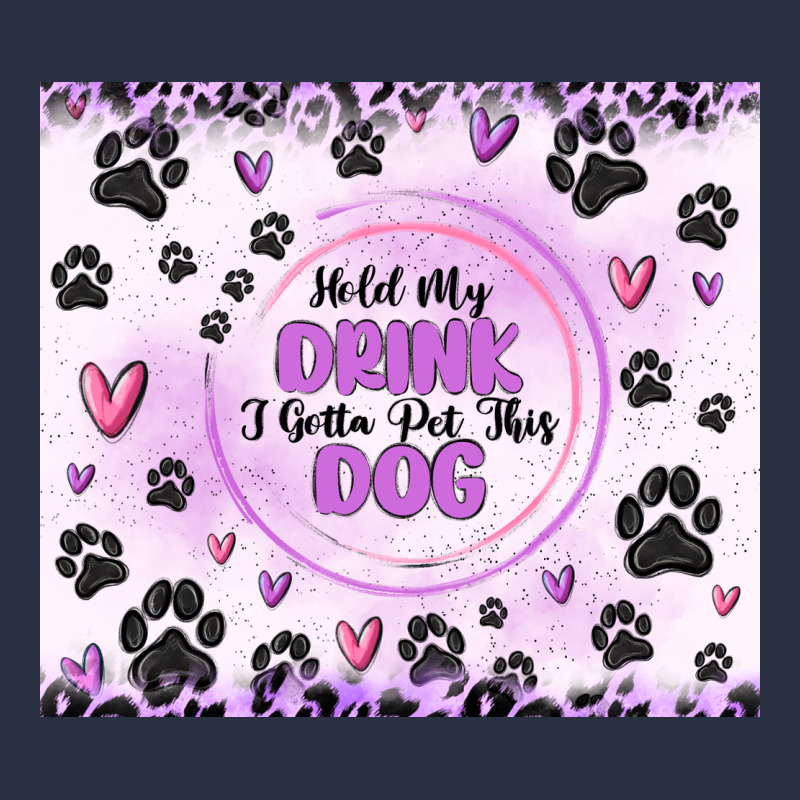 Hold My Drink I Gotta Pet This Dog Heavyweight Sweatshirt by MaliasSmallBusiness | Teevron