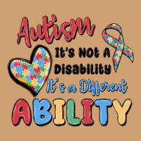 Autism It's Not A Disability It's A Different Abil Vintage Tee | Teevron