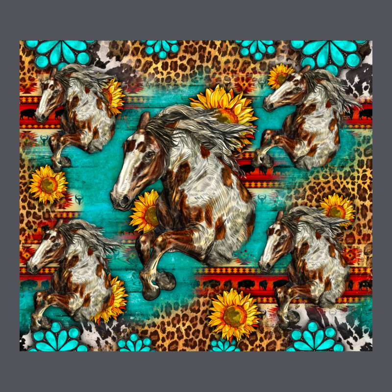 Mustang Horse Western Vintage Hoodie by LillyAllenDesigns | Teevron