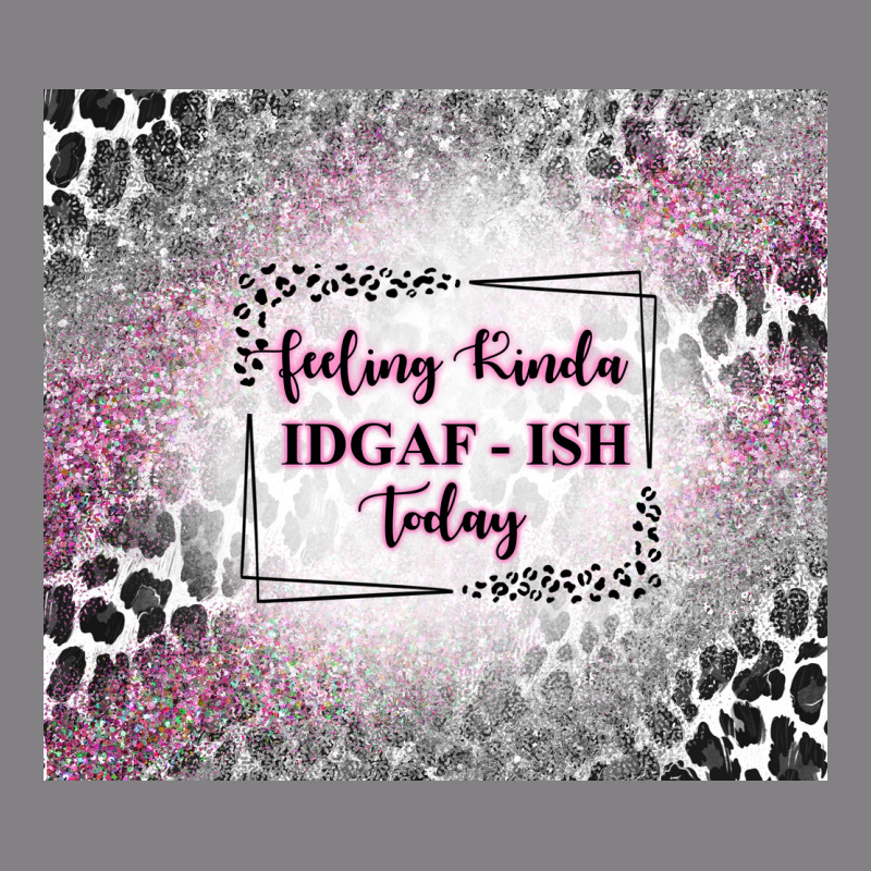 Feeling Kinda Idgaf Ish Today With Leopard Heavyweight Hoodie by TumblerDesignByShophia | Teevron