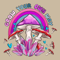 Grow Your Own Way Crystal And Mushroom Long Sleeve Tee | Teevron