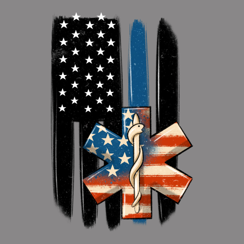 Ems American Flag Vintage Tee by MaliasSmallBusiness | Teevron