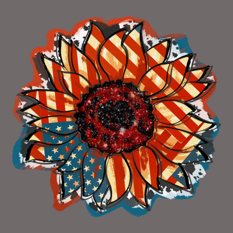 American Flag Sunflower 4th Of July Urban Hoodie by FaDigitalArtStudio | Teevron