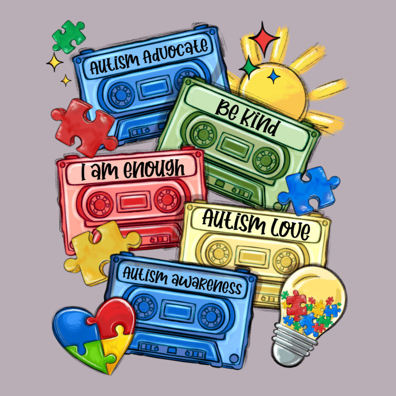Autism Cassette Tapes Vintage Tee by MaliasSmallBusiness | Teevron