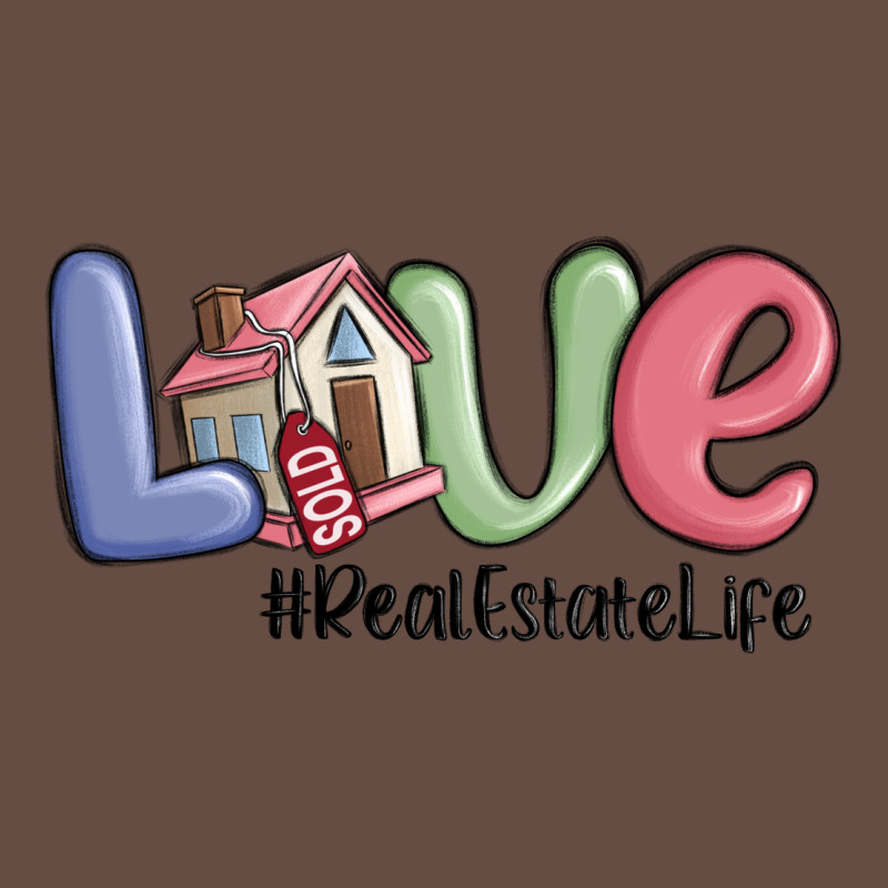 Love Real Estate Life Long Sleeve Tee by MaliasSmallBusiness | Teevron