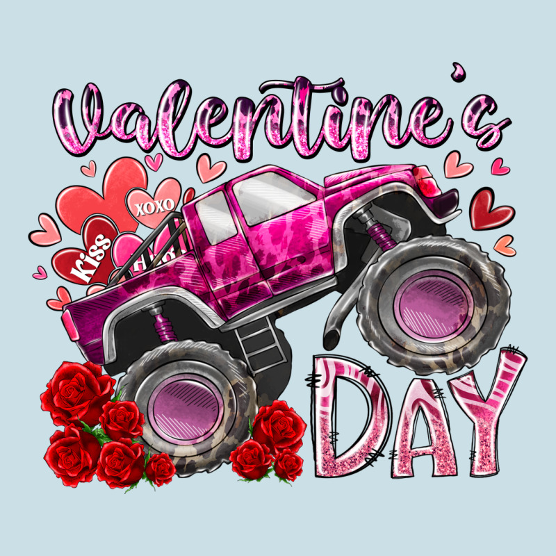 Valentines Day Monster Truck Ladies Tee by RacoonDesign | Teevron