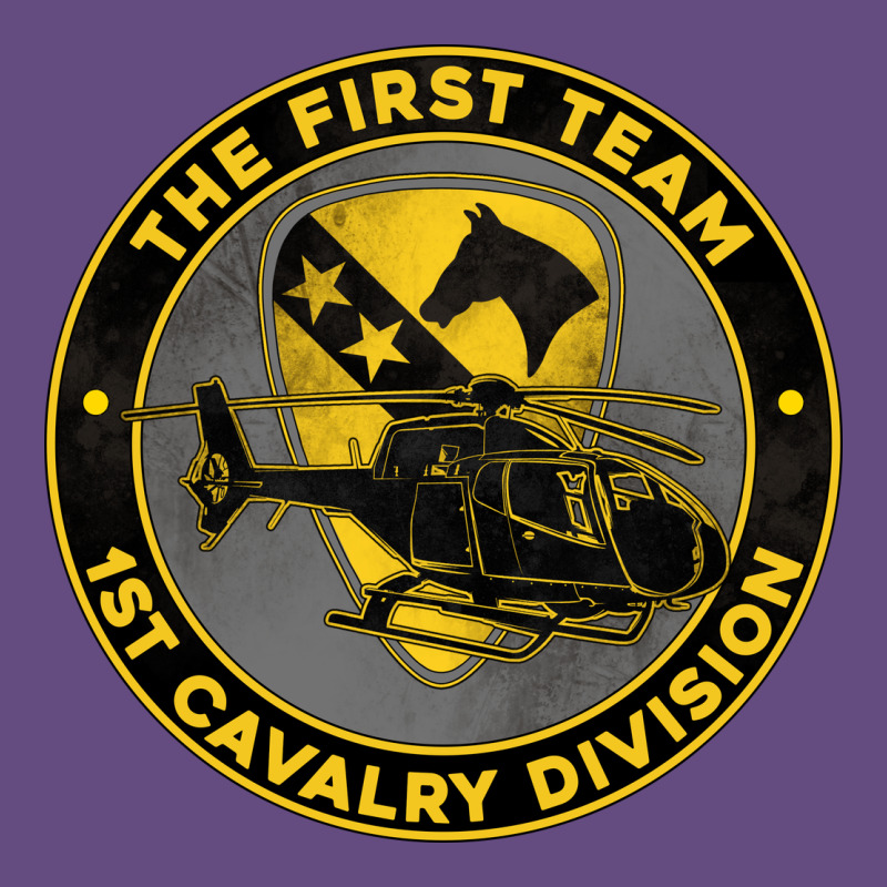 The First Team 1st Cavalry Division Vintage Hoodie by Jasminsmagicworld | Teevron