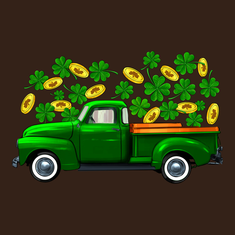 St Patricks Shamrock Gold Truck Heavy Core Tee by FaDigitalArtStudio | Teevron