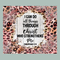 I Can Do All Things With Leopard And Glitter Heavyweight Hoodie | Teevron