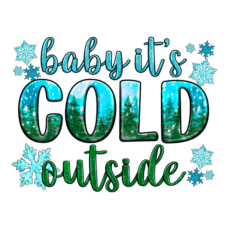 Baby Its Cold Outside Long Sleeve Tee by NancyCooperArtShop | Teevron