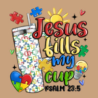 Autism Jesus Fills My Cup Vintage Tee | Teevron
