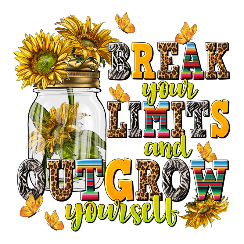 Break Your Limits And Outgrow Yourself Long Sleeve Tee by NancyCooperArtShop | Teevron
