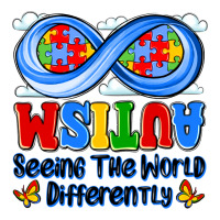 Autism Infinity Seeing The World Differently Premium Tee | Teevron
