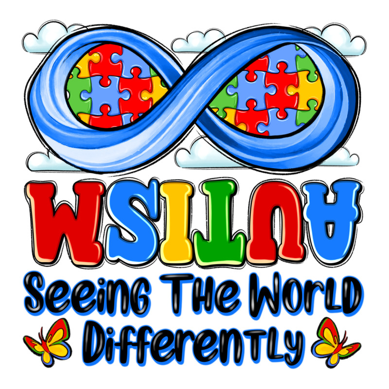 Autism Infinity Seeing The World Differently Premium Tee by JahusDesignShop | Teevron
