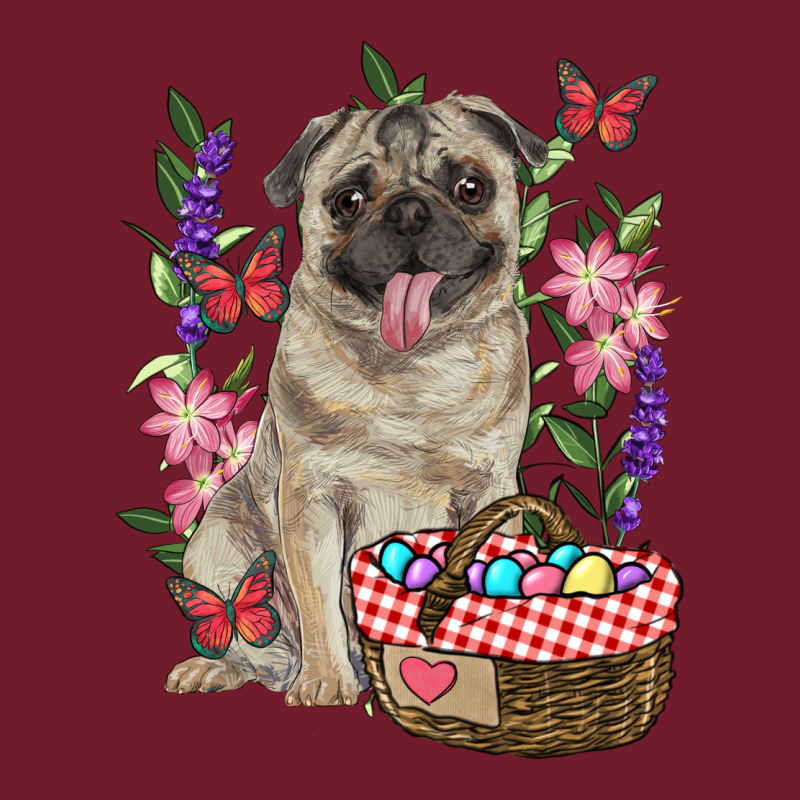 Easter Pug Zipper Hoodie by RanaPortraitStore | Teevron