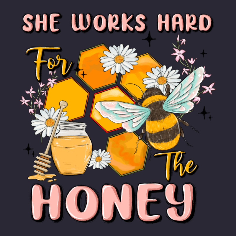 She Works Hard For The Honey Vintage Tee by MaliasSmallBusiness | Teevron
