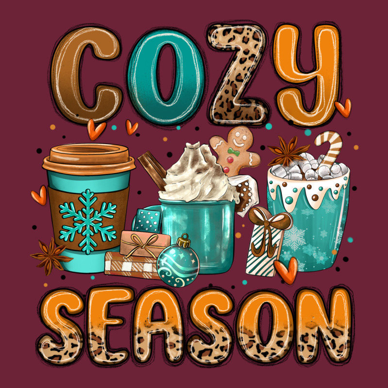 Cozy Season Winter Coffee Cups Long Sleeve Tee by MaliasSmallBusiness | Teevron