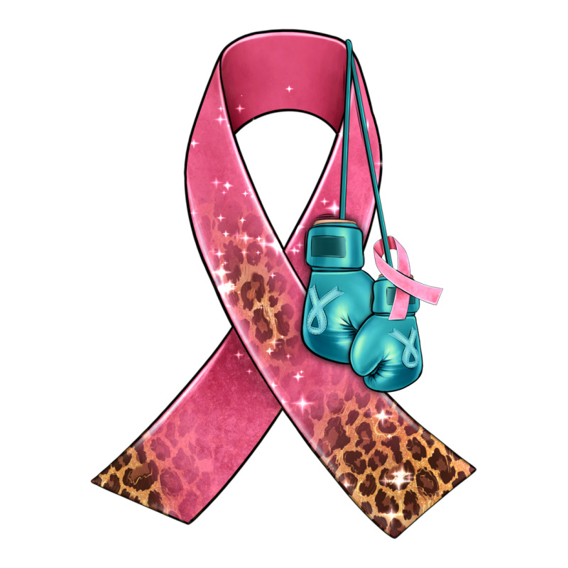 Cancer Ribbon And Boxing Gloves Premium Tee by AdoDesignShop | Teevron