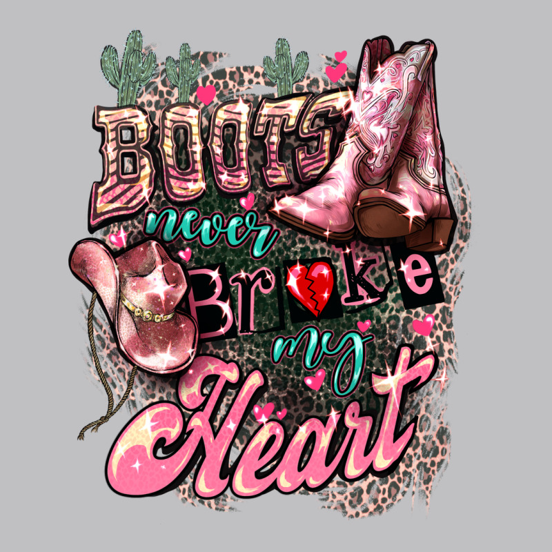 Boots Never Broke My Heart Long Sleeve Tee by NancyCooperArtShop | Teevron