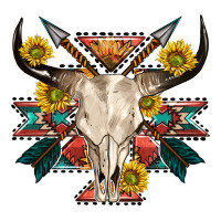 aztec western bull skull | Teevron