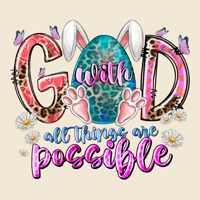 With God All Things Are Possible Ladies Tee by RacoonDesign | Teevron