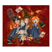 wizard kids with glitter | Teevron