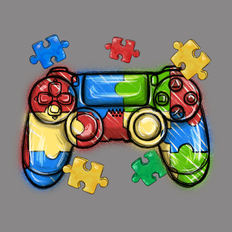 Autism Awareness Video Game Controller Vintage Tee by MaliasSmallBusiness | Teevron