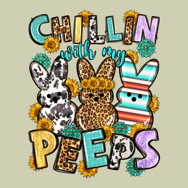 Chillin With My Peeps Easter Heavy Core Tee by OliviaCreatesArt | Teevron