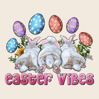 Easter Vibes With Bunny And Eggs Zipper Hoodie | Teevron