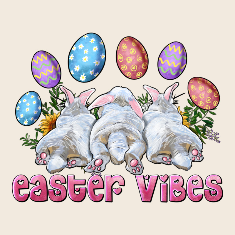 Easter Vibes With Bunny And Eggs Zipper Hoodie by RanaPortraitStore | Teevron