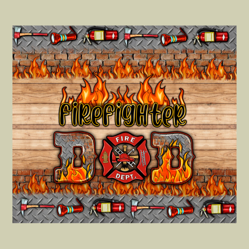 Firefighter Dad Heavy Core Tee by HRA Design Shop | Teevron