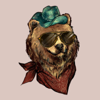 Bear Cowboy Bandana Glasses Premium Hoodie | Teevron