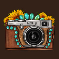 Sunflower Gemstone Vintage Camera Heavy Core Tee | Teevron