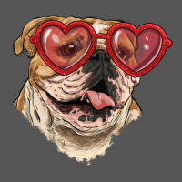 English Bulldog With Love Glass Zipper Hoodie | Teevron